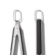 OXO Good Grips Grilling Tongs and Turner Set with stainless steel heads and black handles