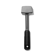 OXO Good Grips Meat Tenderizer with dual-sided aluminum head and soft non-slip handle.