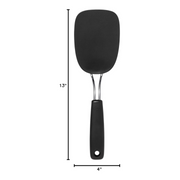 OXO Good Grips Large Nylon Flexible Turner with wide heat-resistant head and soft non-slip handle.