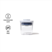 OXO Good Grips POP 2.0 Mini Square 0.2L Container with airtight push-button lid
