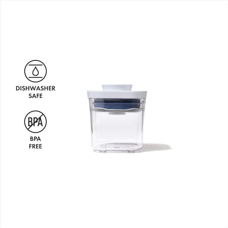 OXO Good Grips POP 2.0 Mini Square 0.2L Container with airtight push-button lid