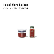 OXO Good Grips POP 2.0 Mini Square 0.2L Container with airtight push-button lid