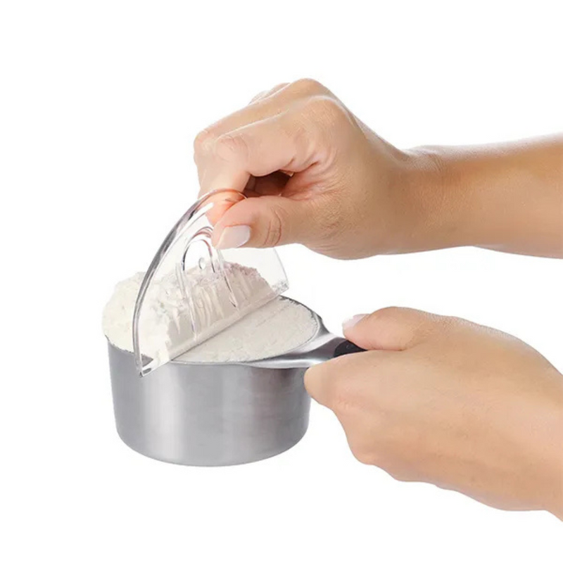 OXO Good Grips POP Leveler accessory attached to container lid