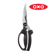 OXO Good Grips Poultry Shears with stainless steel blades and black handle
