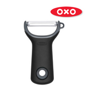 OXO Good Grips Prep Y-Peeler with black handle and stainless steel blade