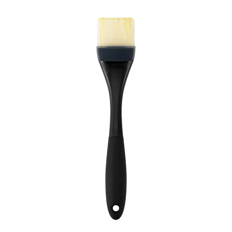OXO Good Grips Silicone Pastry Brush with black handle and grey bristles