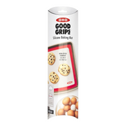 OXO Good Grips Silicone Baking Mat with measurement markings, non-stick surface, and half-sheet pan fit.