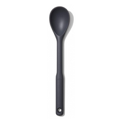 OXO Good Grips Silicone Spoon with black silicone head and soft non-slip handle.
