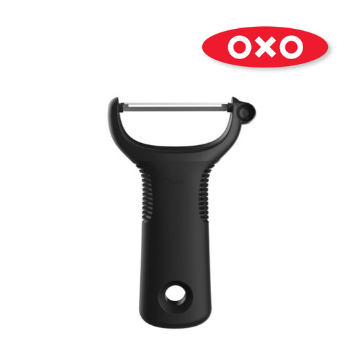 OXO Good Grips Y-Peeler with stainless steel blade and black handle