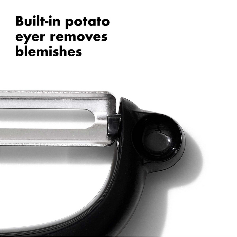 OXO Good Grips Y-Peeler with stainless steel blade and black handle