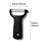 OXO Good Grips Y-Peeler with stainless steel blade and black handle