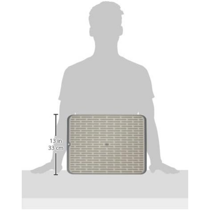 OXO Good Grips Large Drying Mat – absorbent microfiber mat for dish drying and countertop protection