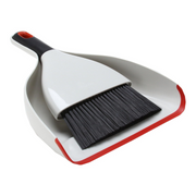 OXO Good Grips Dustpan and Brush Set snapped together for storage