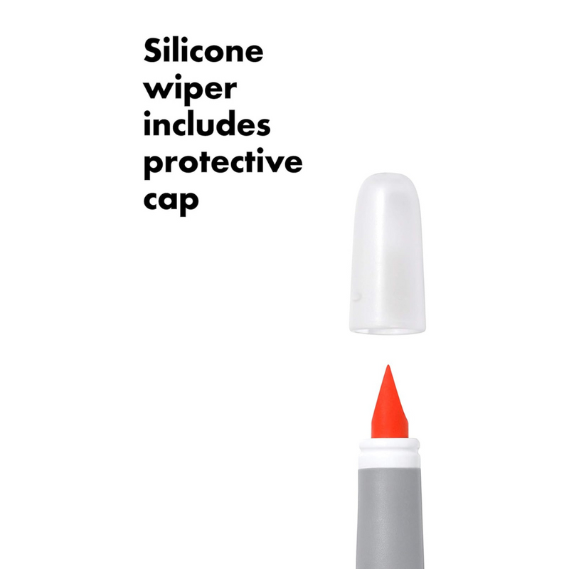 OXO Good Grips Electronics Cleaning Brush – dual-sided gadget cleaning tool with soft bristles and silicone wiper