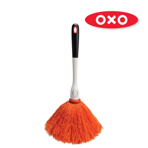 OXO Good Grips Microfibre Delicate Duster cleaning fragile items
