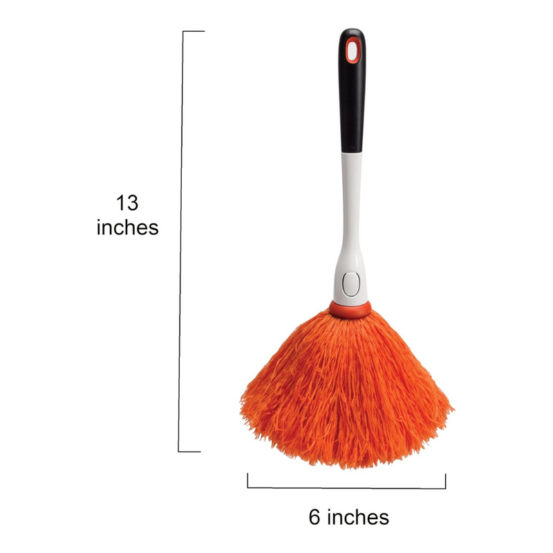 OXO Good Grips Microfibre Delicate Duster cleaning fragile items