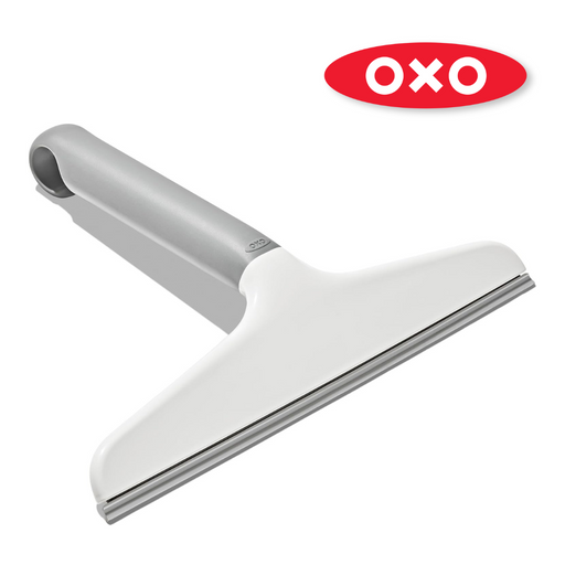 OXO Good Grips Multi-Use Squeegee with Hook – lightweight cleaning tool for glass, mirrors, and tiles
