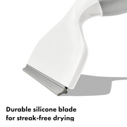 OXO Good Grips Multi-Use Squeegee with Hook – lightweight cleaning tool for glass, mirrors, and tiles