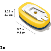 OXO Good Grips Soap Dispensing Dish Scrub Refills 2pk – durable replacement scrub heads for effective dish cleaning