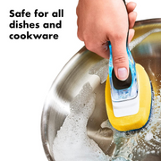 OXO Good Grips Soap Dispensing Dish Scrub Refills 2pk – durable replacement scrub heads for effective dish cleaning