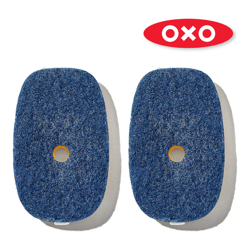 OXO Good Grips Soap Dispensing Dish Scrub Refills 2pk – durable replacement scrub heads for effective dish cleaning