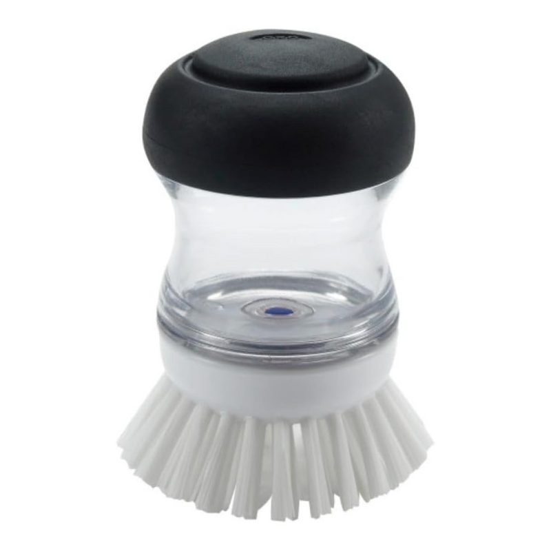 OXO Good Grips Soap Dispensing Palm Brush with stand