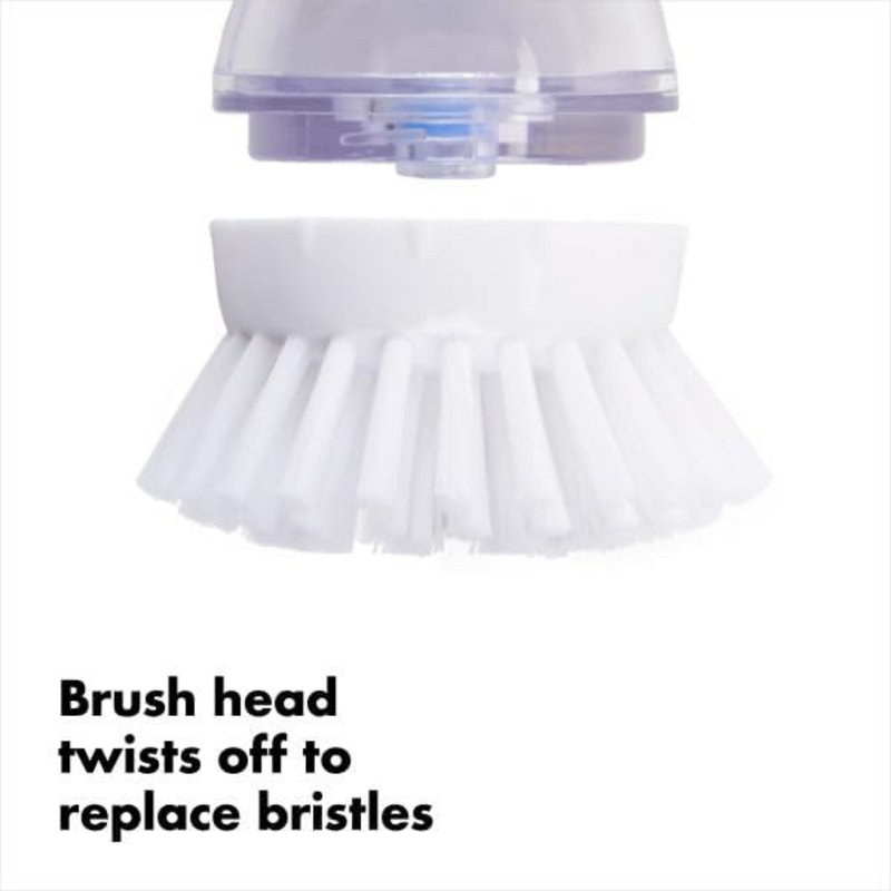 OXO Good Grips Soap Dispensing Palm Brush with stand