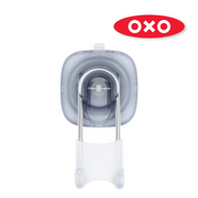 OXO Good Grips Stronghold Suction Hook on tiled shower wall