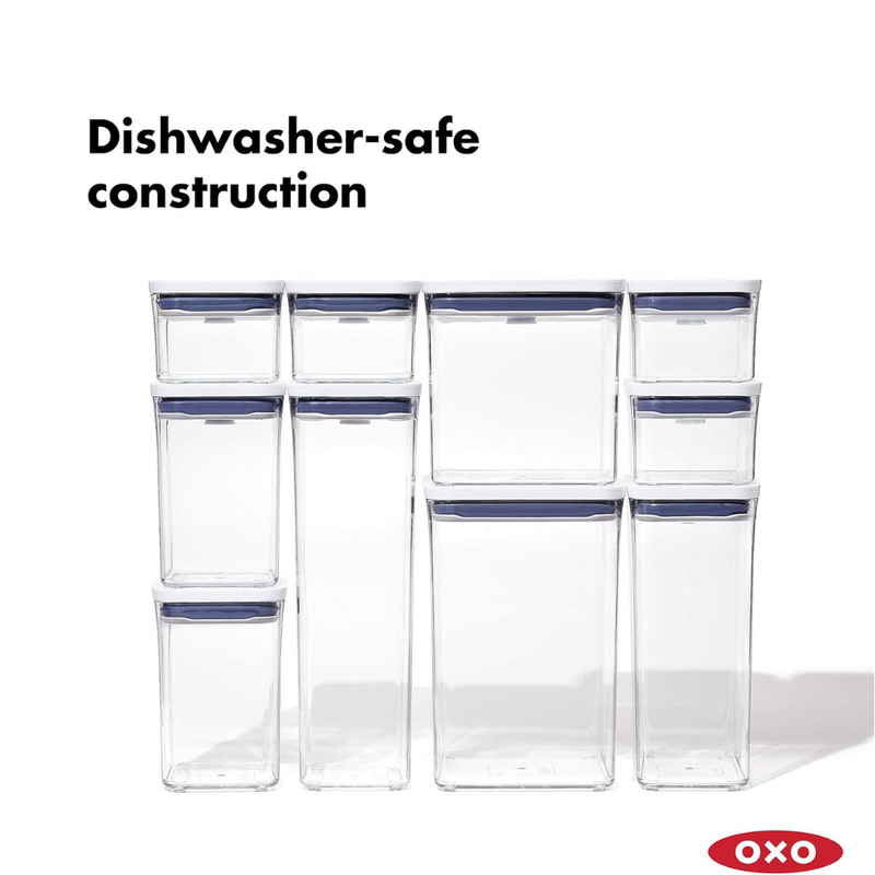 OXO POP 2.0 4-Piece Mini Set airtight containers for spices and snacks