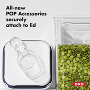 OXO POP 2.0 4-Piece Mini Set airtight containers for spices and snacks