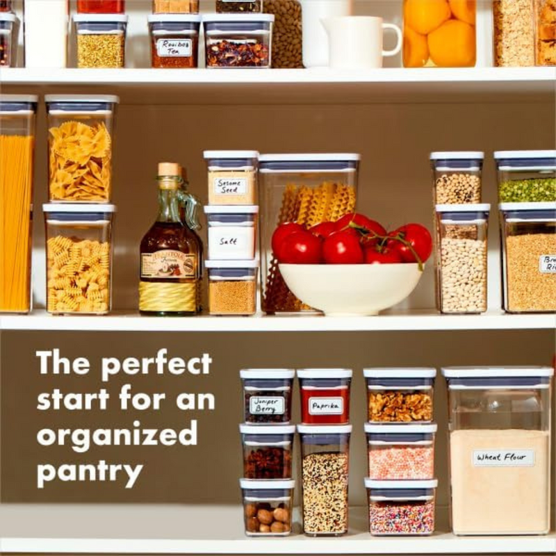 OXO POP 2.0 5-Piece Set airtight containers in assorted sizes