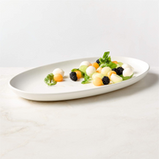 Ronis Oblong Plate 24x12x2cm Matte White