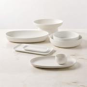 Ronis Oblong Plate 24x12x2cm Matte White