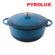 Pyrolux Round French Oven 20cm/2 Litre - Ocean Blue – thumbnail