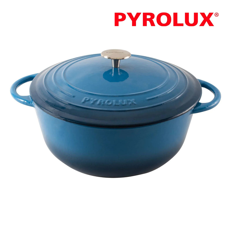 Pyrolux Round French Oven 20cm/2 Litre - Ocean Blue