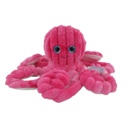 Oliver 50cm Pink Rosey Tie-Dyed Octopus plush toy with soft tentacles and cute face