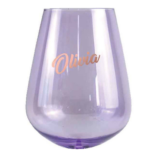Ronis Olivia Stemless Glass 13cm 600ml 2pk