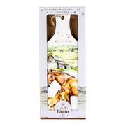 Ronis On The Farm Horse Ceramic Wall Art 12x30cm