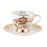 Ronis On The Farm Sheep Tea Cup and Saucer Set 200ml – thumbnail