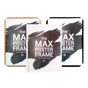 Ornate frame 100% timber 50x70cm black decorative wall frame for posters and art prints – thumbnail