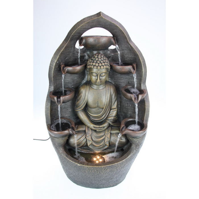 Ronis Outdoor Cascading Tranquil Buddha Fountain 60cm