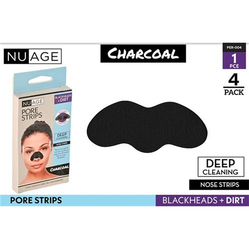 Charcoal nose pore cleansing strips
