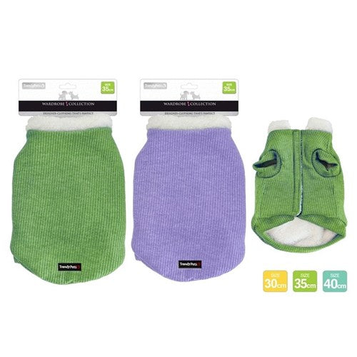 Dog Knitted Jacket Sherpa 30-35-40