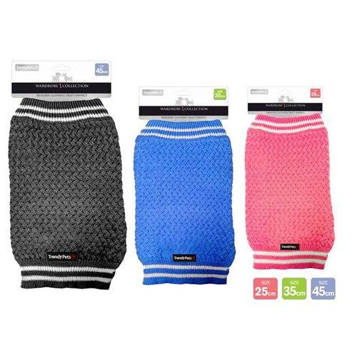 Dog Jumper Knitted Stall 25-35-45cm