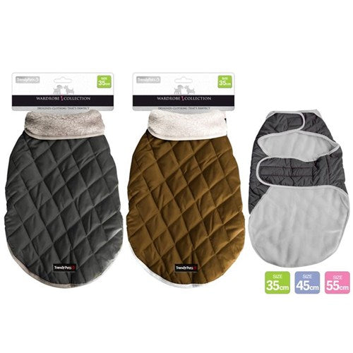 Dog Quilted Jacket 35-45-55cm