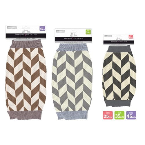 Classic textured woven clothing for pets
