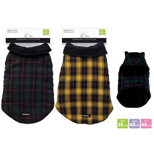 Easy to fasten adjustable winter coat for pets