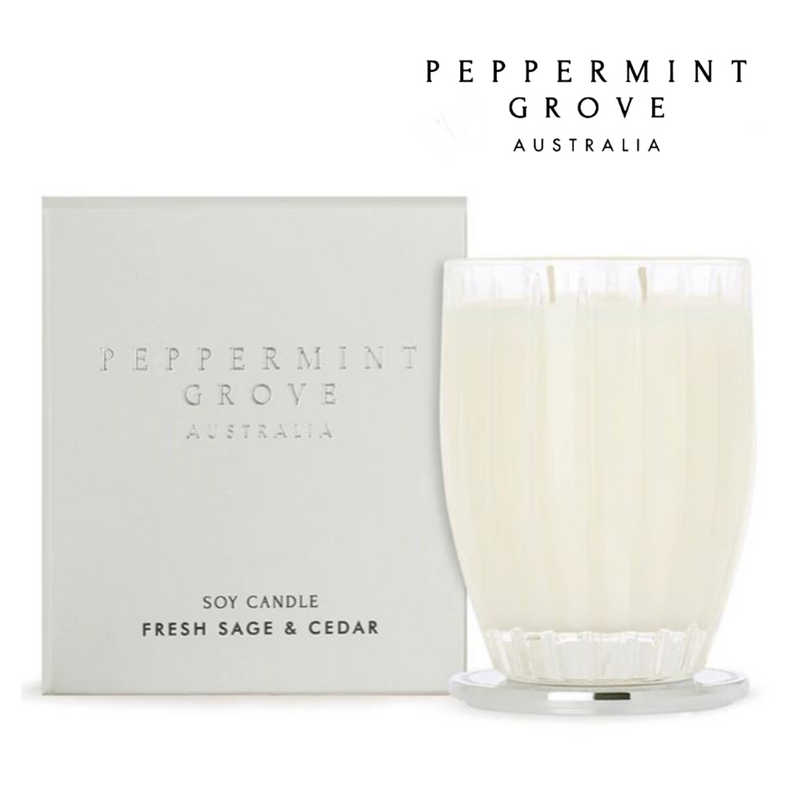 PGA Extra Large Soy Candles 700g - Fresh Sage & Cedar