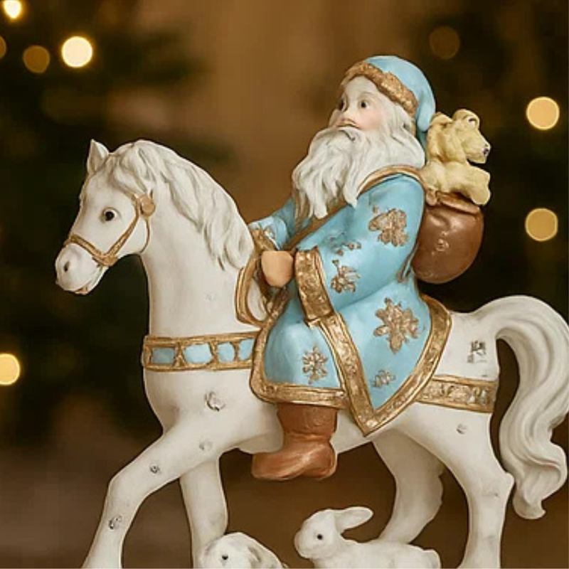 Santa on Horse 28cm