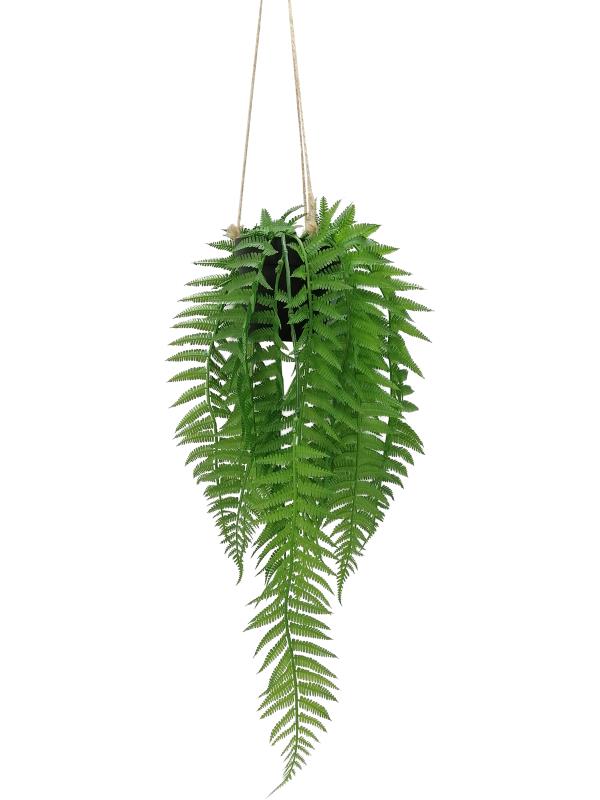 75CM HANGING FERN IN GREEN